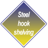Stainless steel hook shelvinging