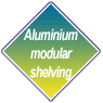 Etagère en aluminium à crochet_fra
